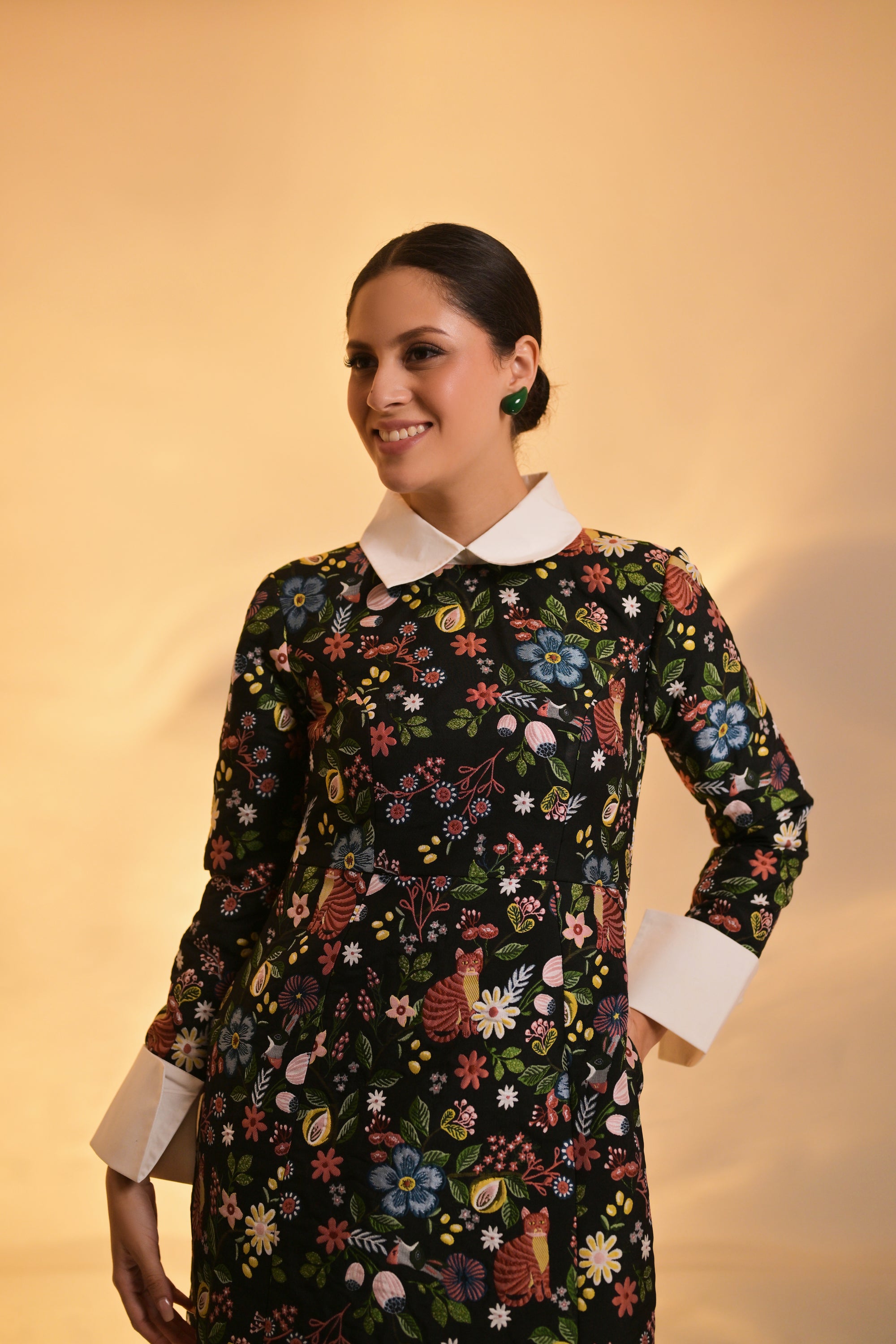 Midnight Garden Whimsy Dress