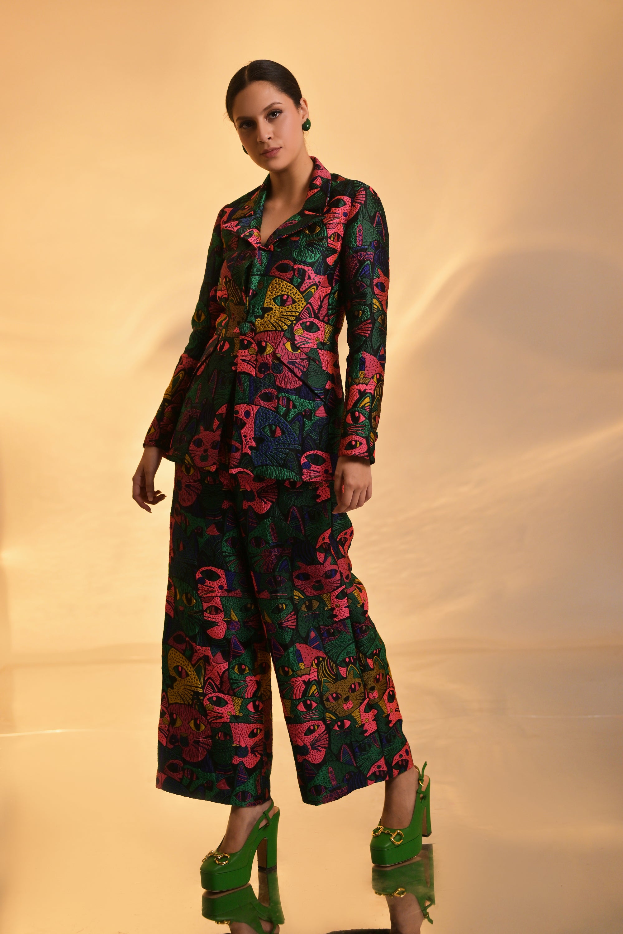 Feline Chic Luxe Co-Ord Set