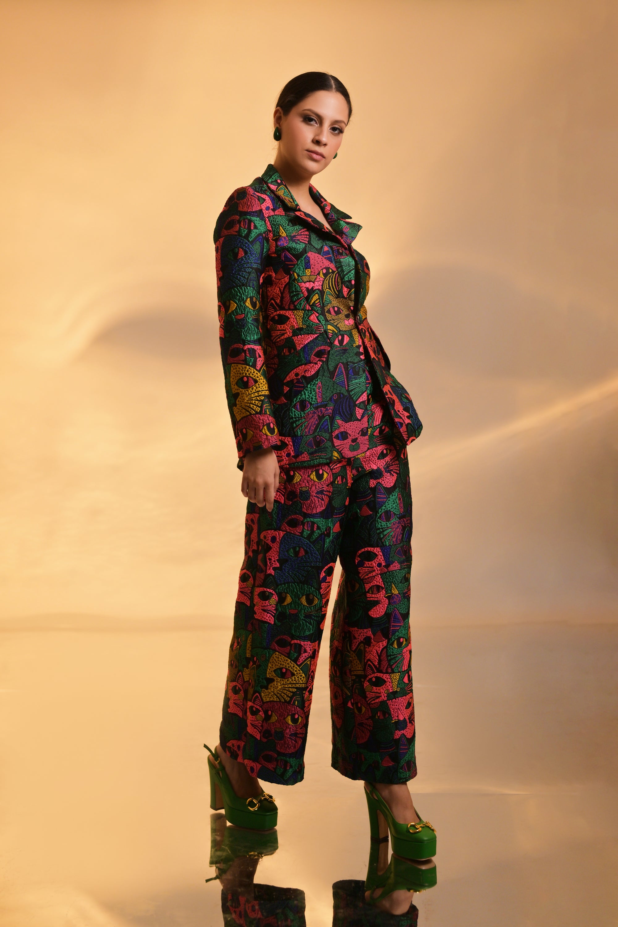 Feline Chic Luxe Co-Ord Set